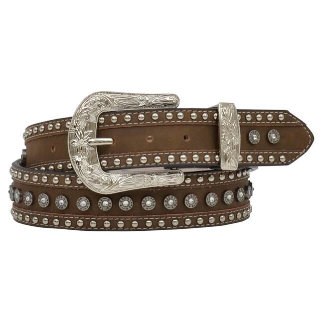 Western Angel Ranch Women's Medium Studded Gun Shell Belt DA3742