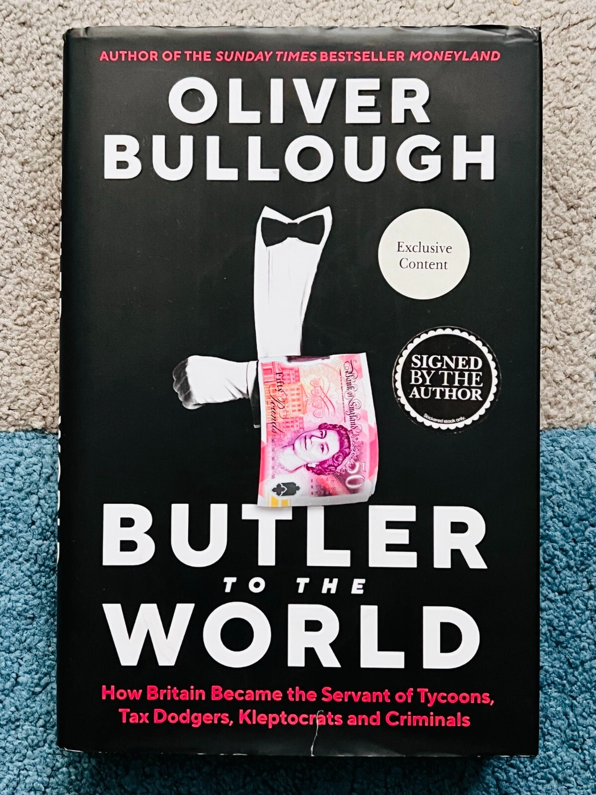BUTLER TO THE WORLD by OLIVER BULLOUGH - signed & stamped by the author (SB121)