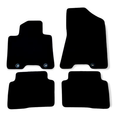 Car Floor Mats Velour For Hyundai Tucson Waterproof Black Carpet Auto Liners New