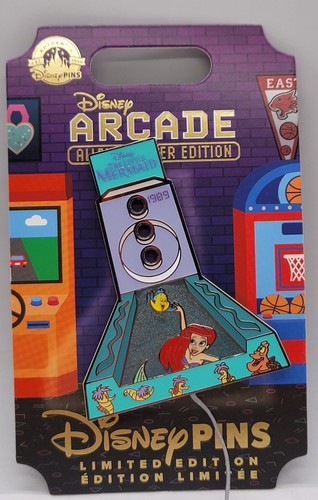 Disney Pin 2024 WDW Arcade Alley Bowler Series LE2000 The Little Mermaid New - Picture 6 of 13