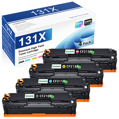 4PK CF210A Toner Cartridge for HP 131A LaserJet Pro 200 M251nw MFP M276nw M251n