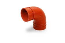 2"-8" in Ductile Iron Grooved 90 Degree Long Radius Elbow Pipe Fitting Plumbing