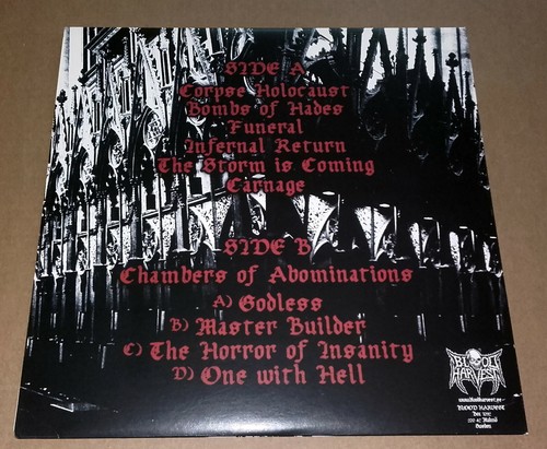 BOMBS OF HADES - Chambers Of Abominations LP - Bild 2 von 4