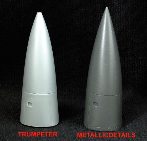 Metallic Details MDR4802 Scale Modellbausatz 1:48 MiG-23. Nasenkegel (Trumpeter) - Bild 14 von 24