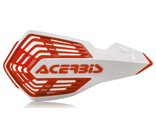 PARAMANI ACERBIS CROSS ENDURO X-FUTURE BIANCO ROSSO CON KIT MONTAGGIO