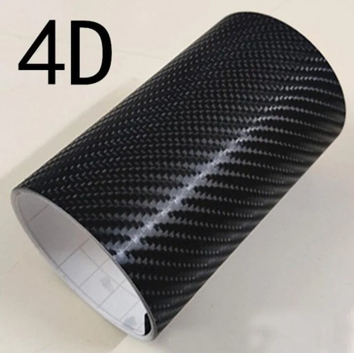 LOT Super Gloss Carbon Fiber Vinyl Wrap Car Vinyl Film Vehicle Decal Laptop Skin - Picture 9 of 26