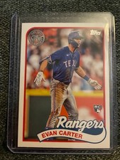 2024 Topps Series 2 1989 Topps Baseball Evan Carter #89B2-45 Rookie RC