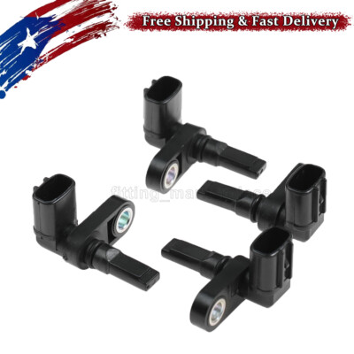 4x ABS Wheel Speed Sensor Right & Left for 2005-22 Toyota Tacoma 4Runner Lexus