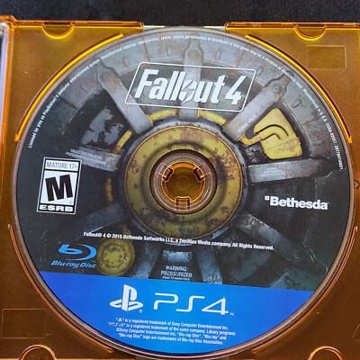 Fallout 4 PS4 Loose Disc Only - Tested & Working