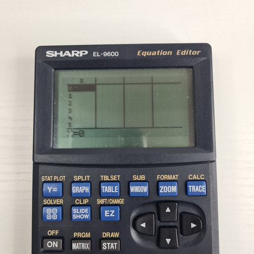 Sharp EL-9600 Graphing Calculator Compete With Stylus & Manual Boxed VGC - Picture 7 of 24