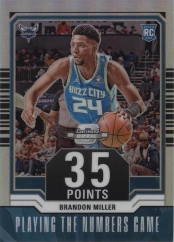 2023 Donruss Optic Brandon Miller Aqua /249 PSA 8 | eBay