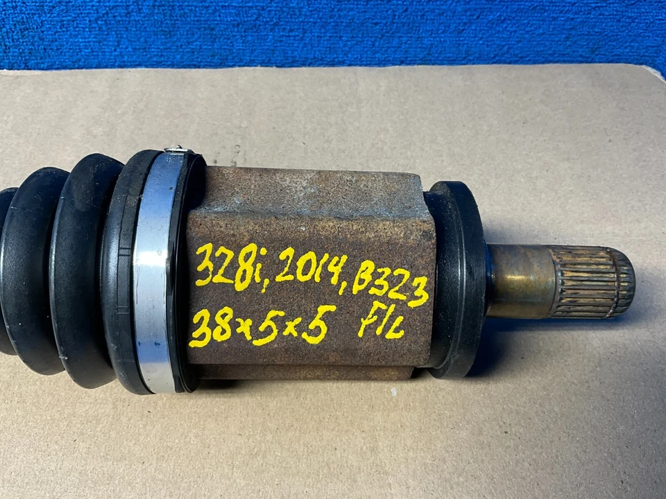 BMW F30 328IX EJE DE SALIDA DELANTERO IZQUIERDO TRANSMISIÓN AWD OEM 7597693 Foto 3 de 4