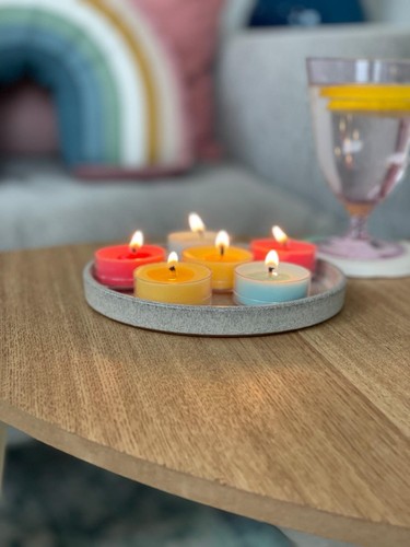 Partylite Tealights Box 12 Fancy Gourmand Inc Marshmallow Vanilla P84093 Delish - Picture 6 of 7