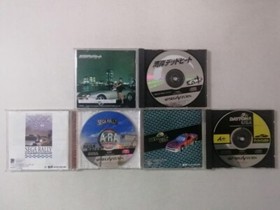 Sega Saturn Racing Games CD-ROMs by Sega 3 Bundle From Japan