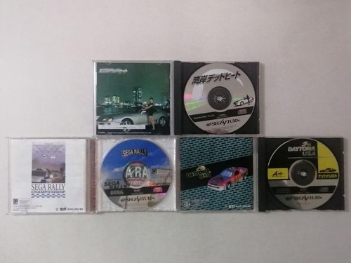 CD-ROMs de juegos de carreras Sega Saturn de Sega paquete de 3 de Japón - Imagen 3 de 4