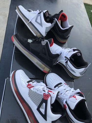 JORDAN 4 Sz 8 RARE “BEST OF BOTH WORLDS” Collectors Edition Collaboration w/AF1 - 第 2/12 張圖片