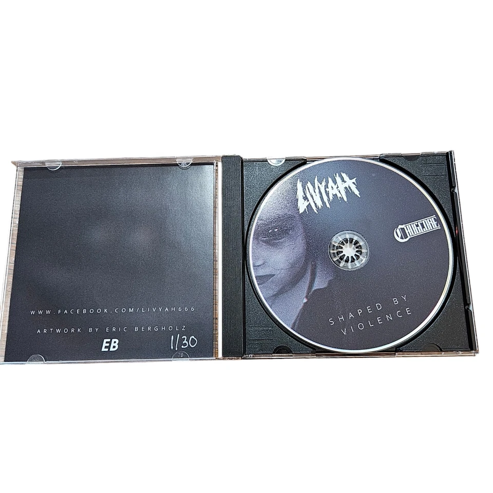 Livyah – Shaped By Violence EP CD-R Chugcore Limited 1/30 CHG 055 - Image 2 of 4