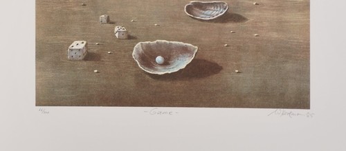 Walter Heckmann/großformatige Farblithographie/handsigniert/300 Exemplare/1985/2 - Picture 3 of 3
