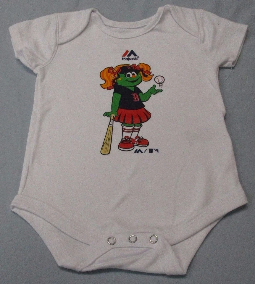 Majestic MLB Infant Boston Red Sox Creeper Shirt LOOK 3-6 Months, 6-9 Months - Image 2 of 4