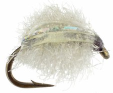 Fly Fishing Flies (Bass, Bream, Trout, Steelhead) Epoxy Back Sowbug Gray (x6)