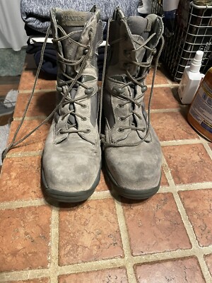 BATES‎ MEN\'S BOOTS 7.0 SAGE GREEN PREOWNED SIDE ZIP E04276 GX-8 BATES MEN main image 3