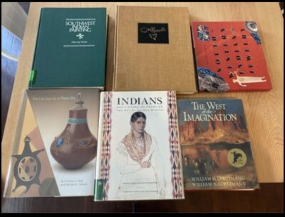 6 Books on Native American Life Art Culture History Society Ethnology Book Lot