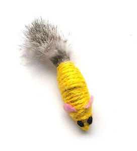 sisal mouse cat toy