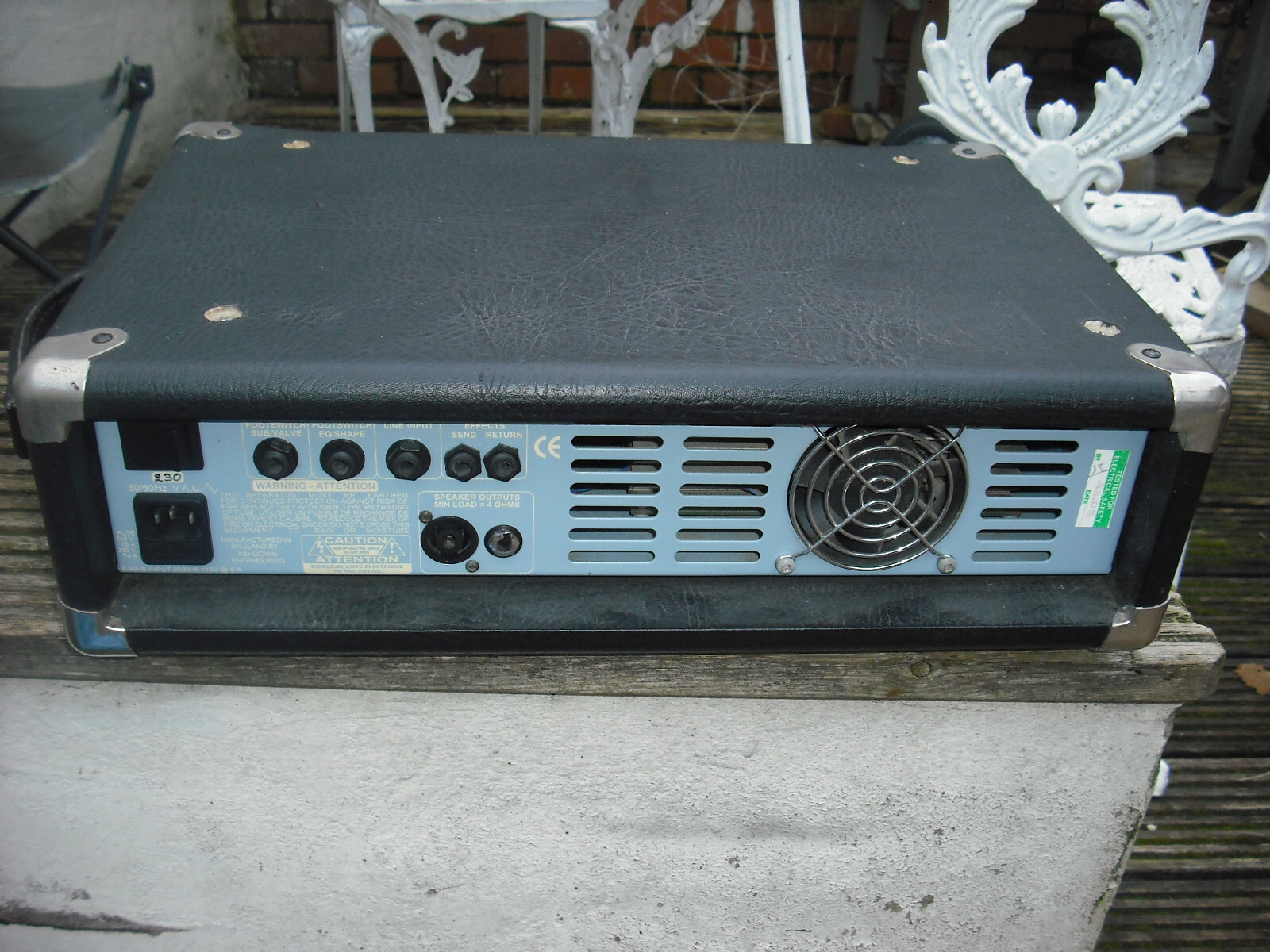 Ashdown ABM300 bass amplifier head valve guitar amp tube preamp ABM 300