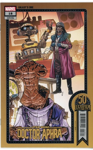 2022 März Marvel Star Wars Doctor Aphra #18 50th Anniversary Cover Near Mint
