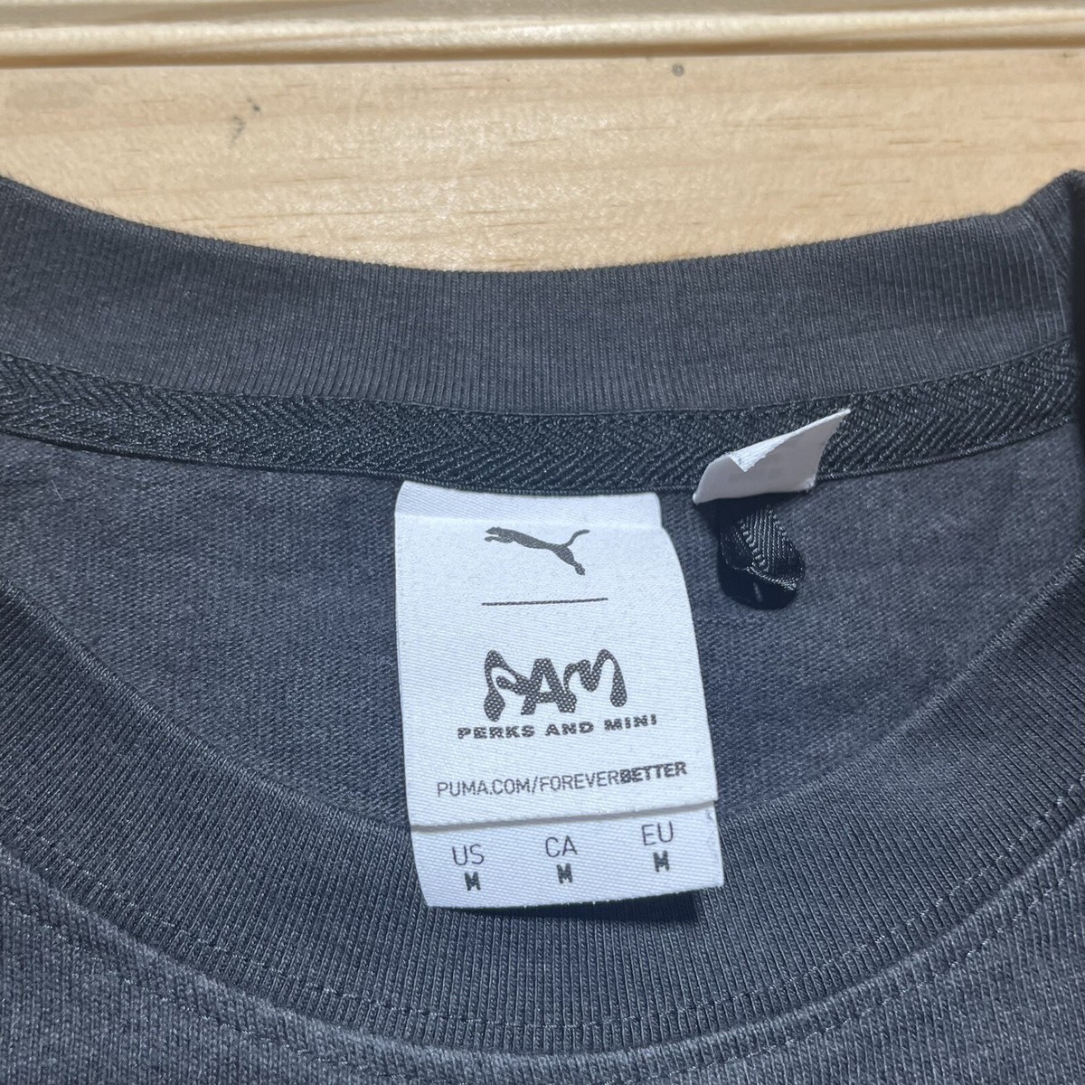 PUMA X P.A.M. Perks and Mini Shirt Men's Size Medium Black
