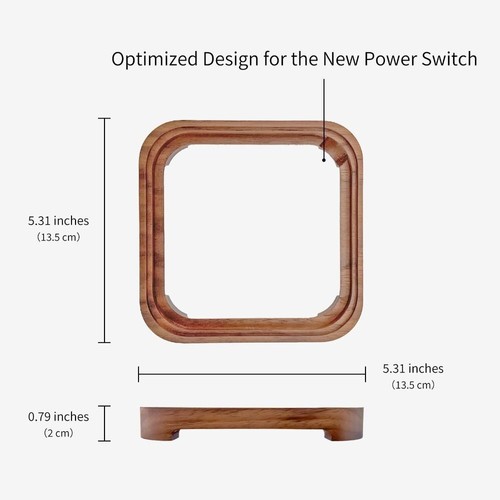 Heat Dissipation Host Stand for Mac Mini M4/M4 Pro 2024 Desktop Computer - Afbeelding 3 van 9