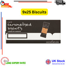225 Individually Packaged Caramelised Coffee Biscuits