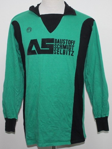 SELBITZ WEST GERMANY MAGLIA SHIRT CALCIO FOOTBALL FUSSBALL SOCCER VINTAGE WORN ? - Picture 2 of 10