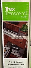 TREX Transcend 67.5" Composite VINTAGE LANTERN universal top / bottom Rail 