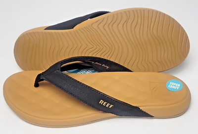 Reef Womens Cushion Melody Black Tan 8 | eBay