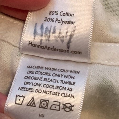 Hanna Andersson Lemon Terry Cloth Towel Swim Cover-Up Dress Pocket Size 10 Hood - Picture 4 of 7