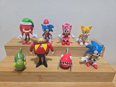 Jakks Pacific Sonic The Hedgehog 2.5'' Figures, Lot of 8 Tails Knuckles Newtron