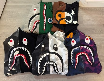 Pre Loved Condition Authentic Bape / Baby Milo Zipup Hoodies
