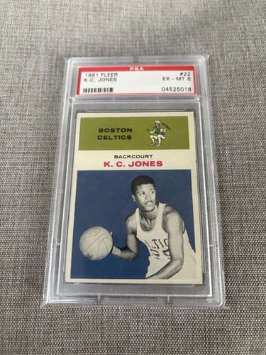 K.C. Jones #22 1961 Fleer card