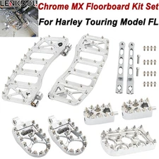 For Harley Touring Mx Floorboards Cvo Road Glide Gear Brake Shifter Levers Pegs