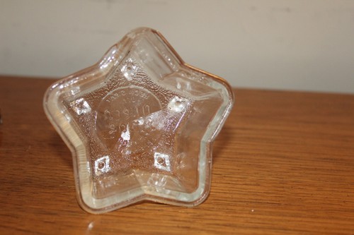 Set of 2 Vintage Queen Anne Phoenix Clear Glass Star Molds for Fridge/Oven - Picture 9 of 12