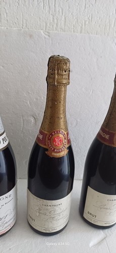 champagne x 2 louis roederer pol roger , taittinger , perrier jouet 5 bottle - Foto 5 di 24