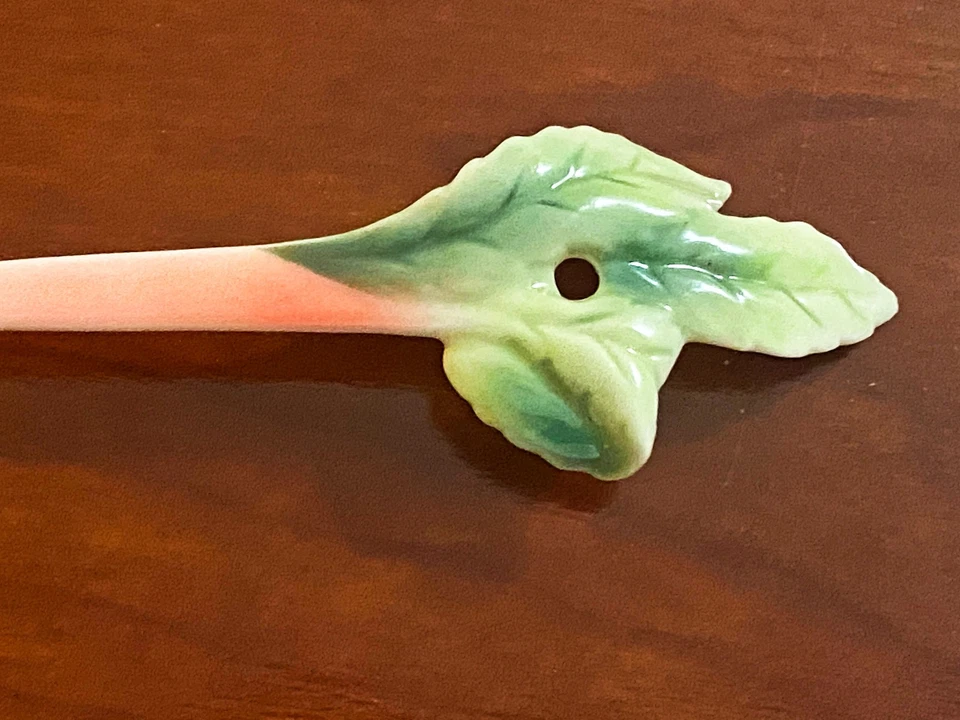 Franz Collection Porcelain Flower Spoon FZ00458 Hand Painted 'Sage Herb' - Image 4 of 4
