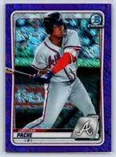 2020 Bowman Chrome #BCP-201 Cristian Pache Prospects Purple Shimmer