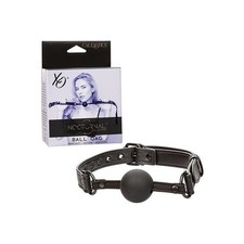 CalExotics Nocturnal Collection Silicone Ball Gag Black