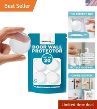 2-Inch Wall Bumper Set - Noise Dampening Silicone Pads for Ultimate Protection