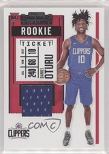 2020-21 Panini Contenders Rookie Ticket Swatches Daniel Oturu #RS-DOT 1ut
