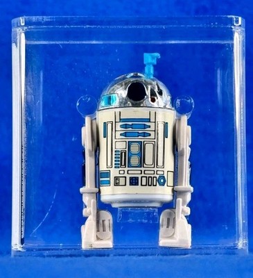 VINTAGE 1981 Kenner STAR WARS R2-D2 AFA 80 NM WITH SENSORSCOPE HK