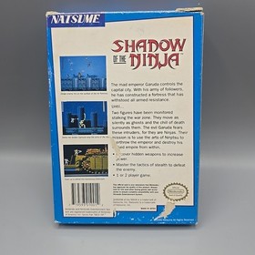 Shadow of the Ninja (Nintendo Entertainment System NES) No Manual 