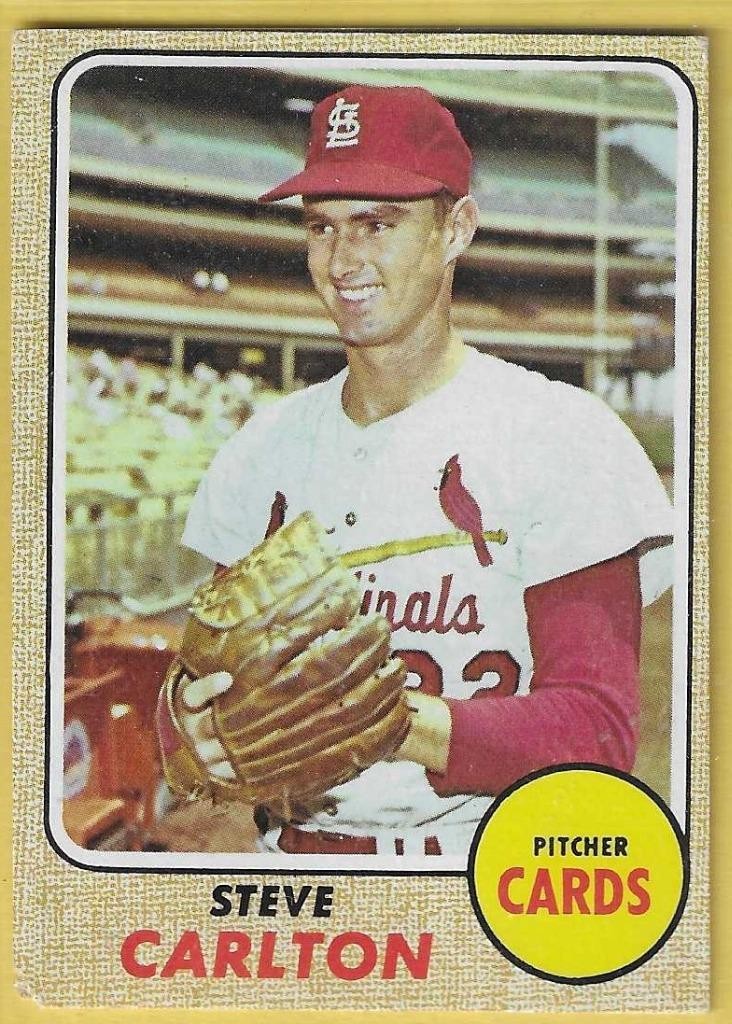 1968 Topps Steve Carlton Cardinals #408 VG